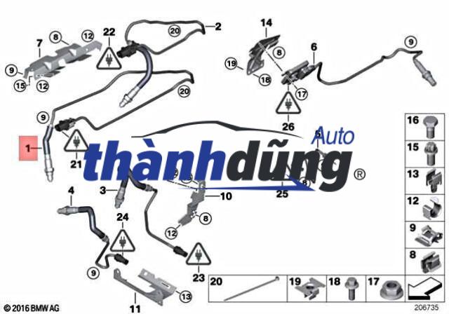 CẢM BIẾN OXY TRÊN KIA MORNING 2005 - Ảnh 3