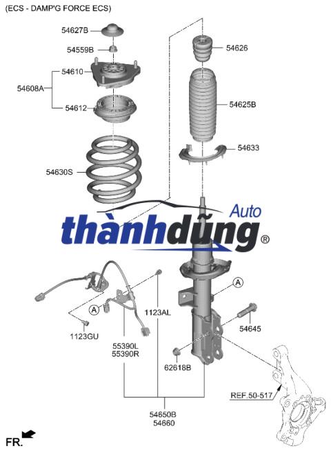 Tăm bông giảm xóc Peugeot 207 2013 | 9676408280 - Ảnh 5