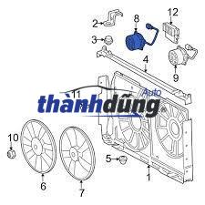 XS6H9A819BB | TRỞ QUẠT KÉT NƯỚC FORD ESCAPE 2003-2013 - Ảnh 4