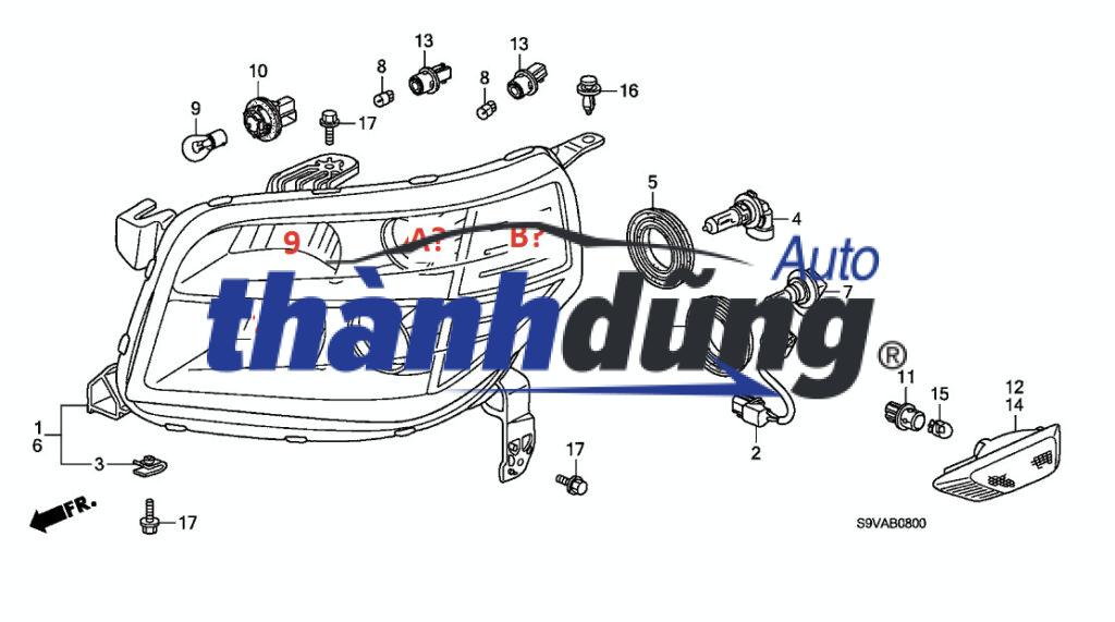 ĐÈN PHA XE HYUNDAI I30 2009 - Ảnh 3