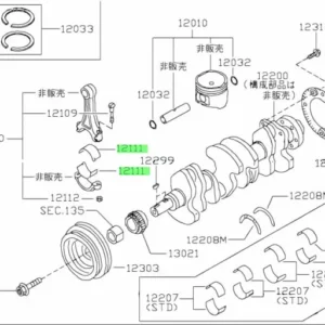 BẠC TAY BIÊN MITSUBISHI JOLIE 2001 GIÁ RẺ | R136A - Ảnh 4