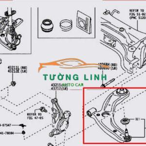 2043303111 | CÀNG NHÔM CONG XE C300 2006 - Ảnh 3
