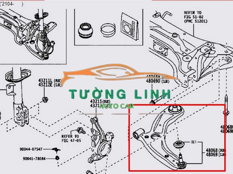 2043303111 | CÀNG NHÔM CONG XE C300 2006 - Ảnh 3