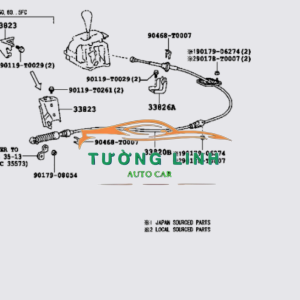 34108BC00A | CÁP ĐI SỐ XE SUNNY 2014 - Ảnh 4