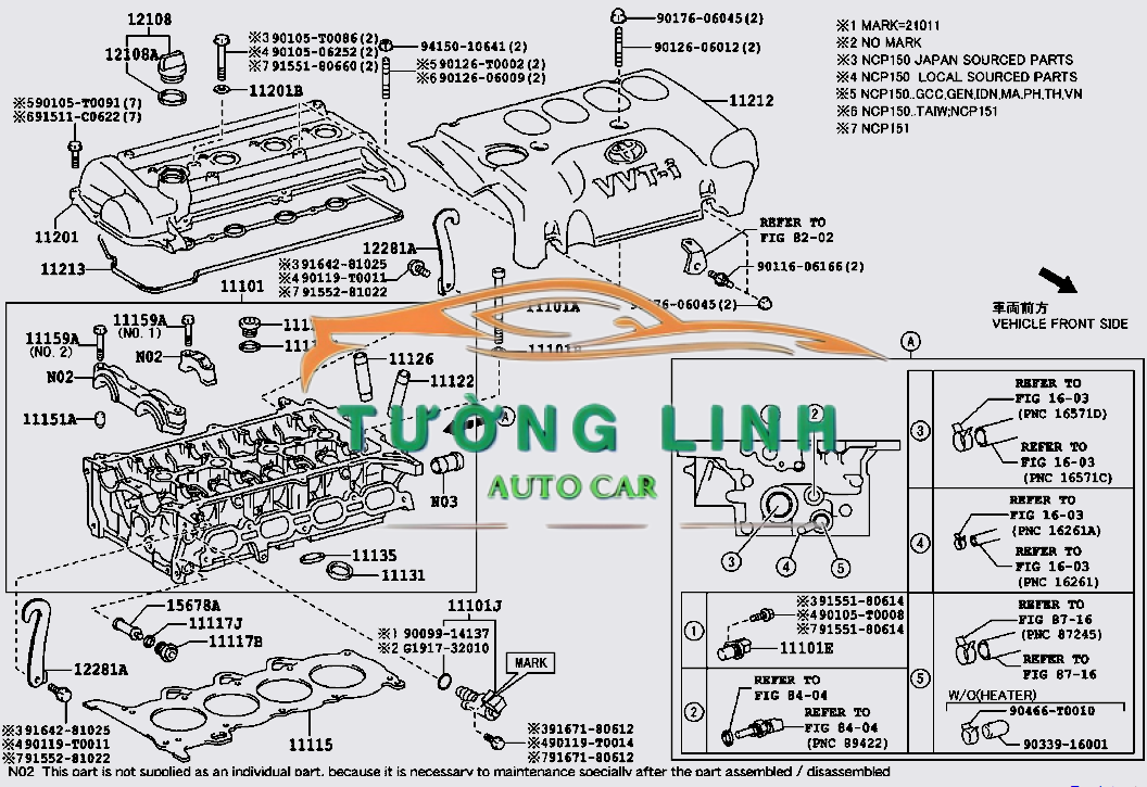 1035A108 | GIOĂNG DÀN CÒ XE PAJERO 2016 - Ảnh 3