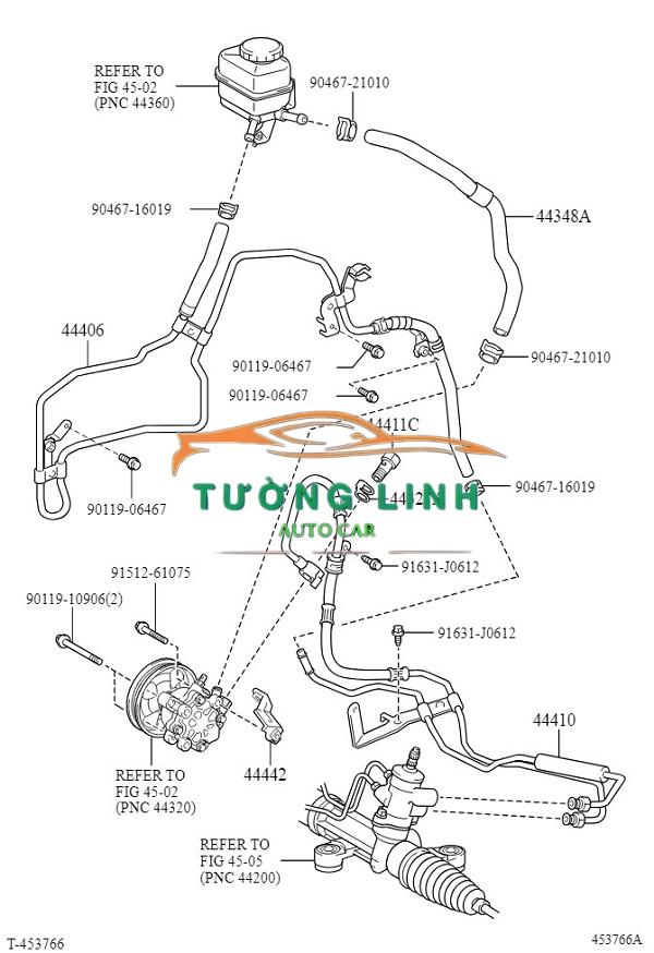 ỐNG DẦU TRỢ LỰC LÁI XE FORD ESCAPE 2004 | 2EC0532420AA - Ảnh 5
