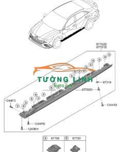 BCJH51P40D33 | ỐP BA BU LÊ PHỤ XE MAZDA 3 2024 - Ảnh 4
