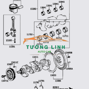 Puly trục cơ ford  raptor 2023 | JB3Z631 - Ảnh 5