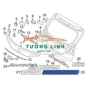 BIỂU TƯỢNG CA LĂNG MITSUBISHI MIRAGE CHÍNH HÃNG | 7415A560 - Ảnh 5