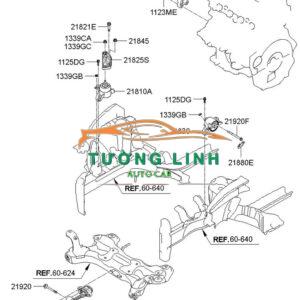 CHÂN MÁY SỐ 8 KIA MORNING 1.0 AT 2009 |  2193007101 - Ảnh 4