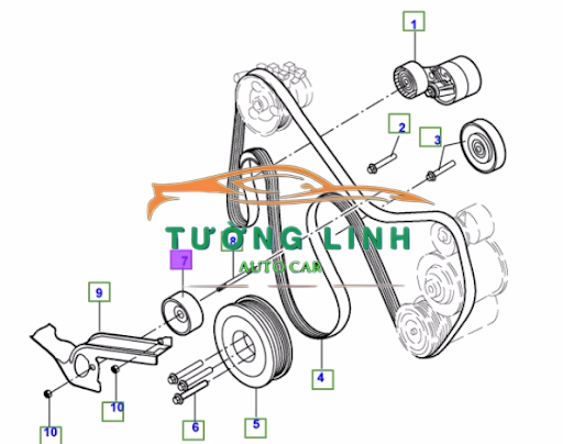25183022 | DÂY CUROA TỔNG CHEVROLET VIVANT 2006 - Ảnh 3