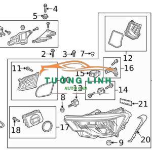CB81510L0AV | VỎ ĐÈN PHA XE PREMACY 2002 - Ảnh 4
