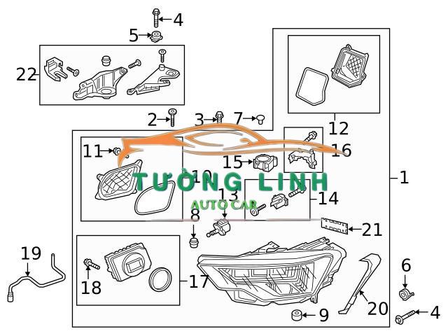 CB81510L0AV | VỎ ĐÈN PHA XE PREMACY 2002 - Ảnh 4
