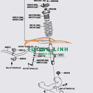 54320JG01B | BÁT BÈO GIẢM XÓC XE XTRAIL 2008 - Ảnh 4