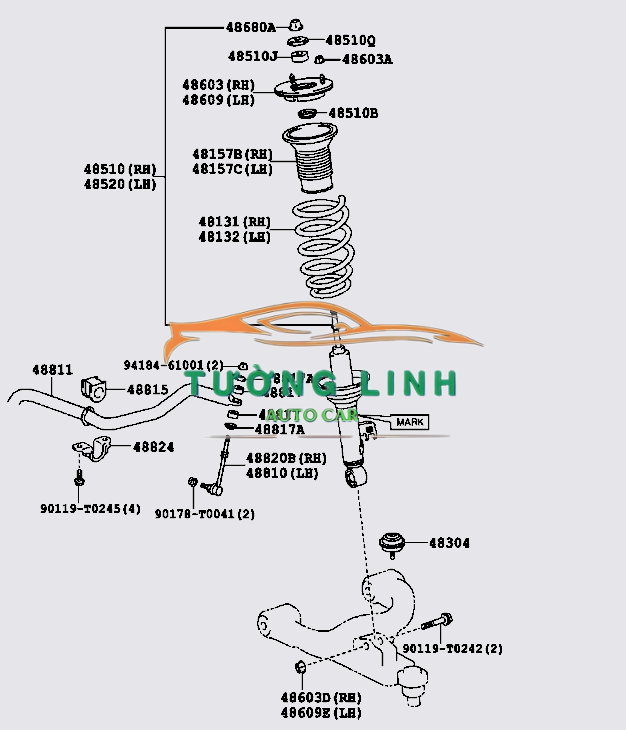 54320JG01B | BÁT BÈO GIẢM XÓC XE XTRAIL 2008 - Ảnh 4