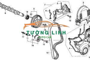 MD331250 | NẮP ĐẬY CAM XE PAJERO V33 - Ảnh 4