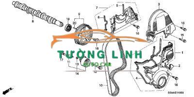 MD331250 | NẮP ĐẬY CAM XE PAJERO V33 - Ảnh 4