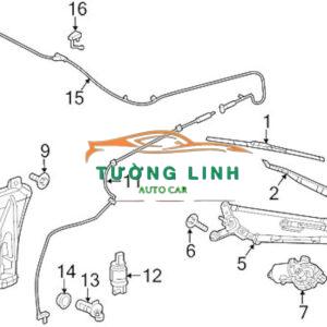 VÒI PHUN NƯỚC RỬA KÍNH HYUNDAI GETZ/CLICK | 986301C510 - Ảnh 4