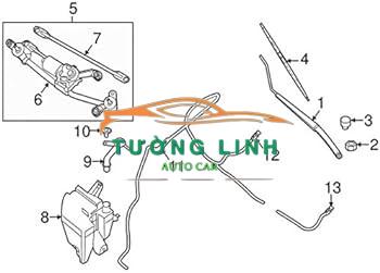 BÌNH NƯỚC RỬA KÍNH DAEWOO MATIZ 2010 - Ảnh 3