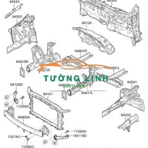 XƯƠNG SẮT CẢN TRƯỚC HYUNDAI PORTER H150 | 865304F001 - Ảnh 5