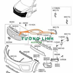 NẸP VIỀN MẠ BA ĐỜ SỐC TRƯỚC MAZDA BT50 2014 | MZBM039NA - Ảnh 5