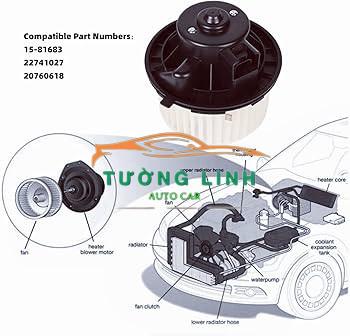 QUẠT DÀN LẠNH XE LEXUS LX470 1998-2003 | 8710360200 - Ảnh 4