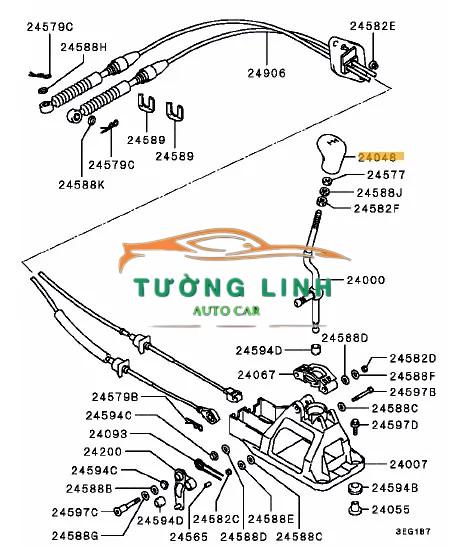 95025822 | TAY NẮM CẦN SỐ CHEVROLET SPARK 2012 - Ảnh 4
