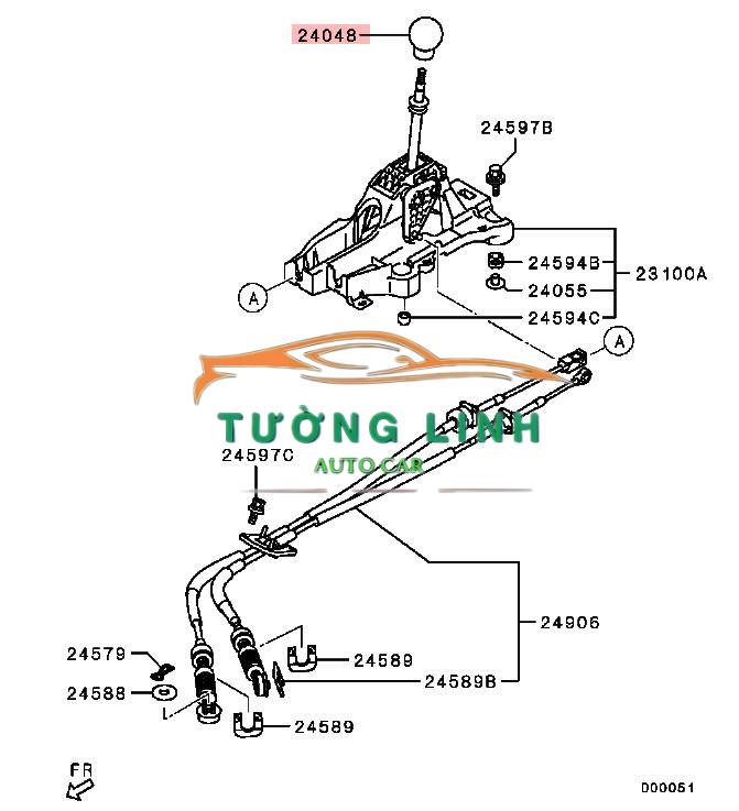 95025822 | TAY NẮM CẦN SỐ CHEVROLET SPARK 2012 - Ảnh 3