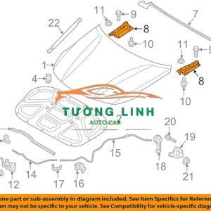 BẢN LỀ NẮP CAPO XE HYUNDAI HD120 | 827156A000 - Ảnh 4