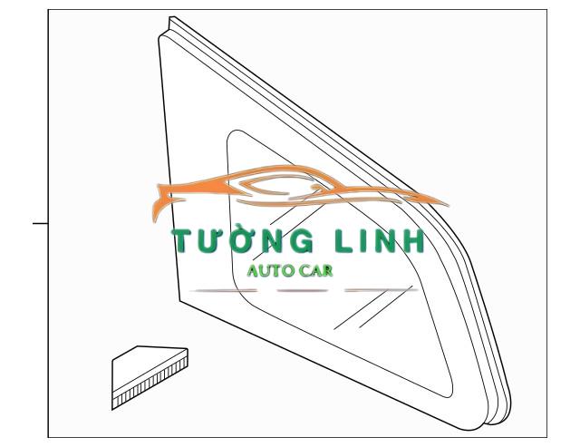 96601342 | KÍNH TAM GIÁC CỬA TRƯỚC XE SPARK 2012 - Ảnh 3