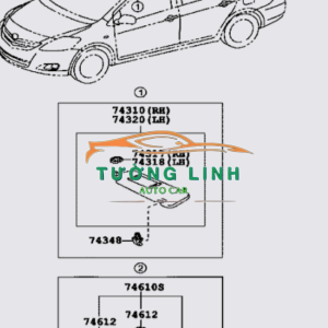 ỐP GƯƠNG CHẮN NẮNG XE PEUGEOT 5008 - Ảnh 3