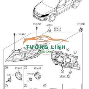 2161122LDE | ĐÈN PHA BÊN LÁI XE MAZDA 323 - Ảnh 4