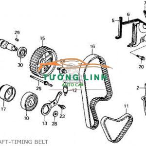 XÍCH BƠM DẦU XE MAZDA BT50 2.2 2011-2020 | 3S7Q6A895AA - Ảnh 4