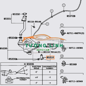 1KD955651A | MÔ TƠ BƠM NƯỚC RỬA KÍNH XE AUDI Q3 - Ảnh 3
