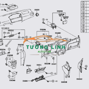 974804F000ES | CỬA GIÓ ĐIỀU HÒA HYUNDAI PORTER 2010 - Ảnh 3