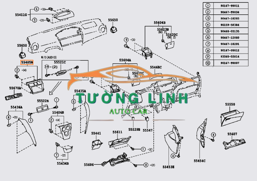 974804F000ES | CỬA GIÓ ĐIỀU HÒA HYUNDAI PORTER 2010 - Ảnh 3