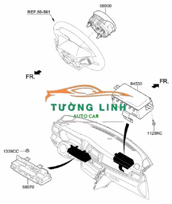 4610206000 | NẮP ĐẬY VÔ LĂNG XE SSANGYONG KORANDO 2002 - Ảnh 4