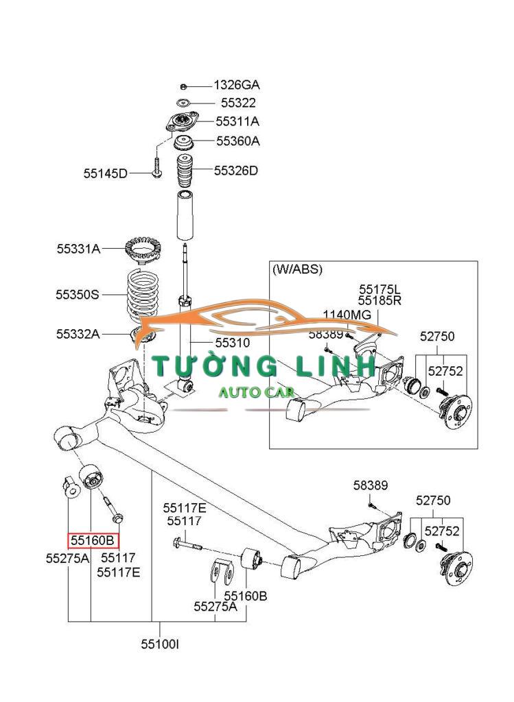 4872512560 | CAO SU CẦU SAU XE ALTIS 2014 - Ảnh 4