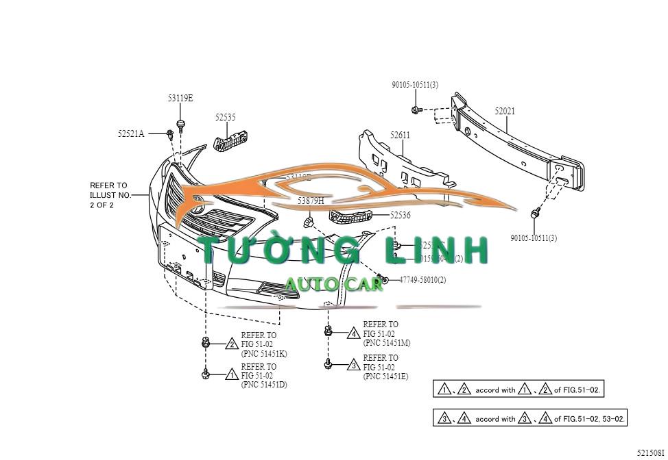 5212906921 | NẮP MÓC KÉO XE CAMRY 2006 - Ảnh 3