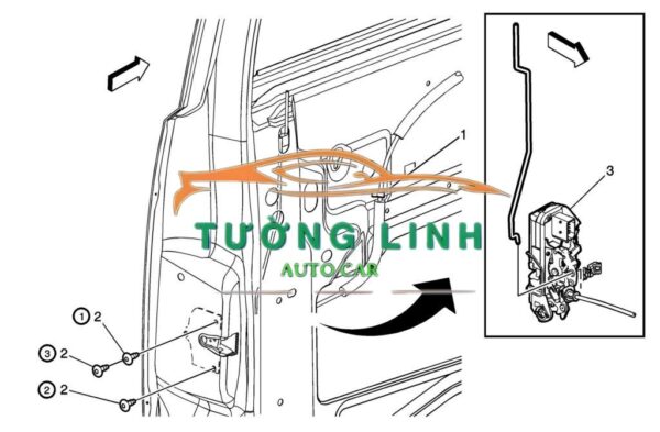 72650SNAA01 | Ổ NGẬM KHÓA CỬA XE CRV 2009 - Ảnh 3