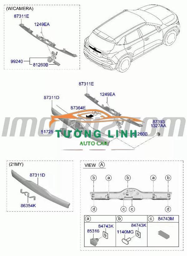 BEX10010330 | ĐÈN CỐP SAU XE VF8 2025 - Ảnh 4