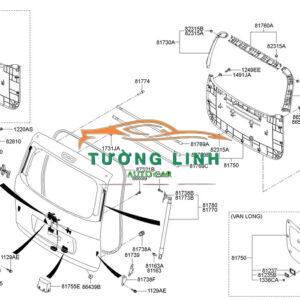9816549680 | TY CHỐNG CỐP HẬU XE PEUGEOT 3008 - Ảnh 4