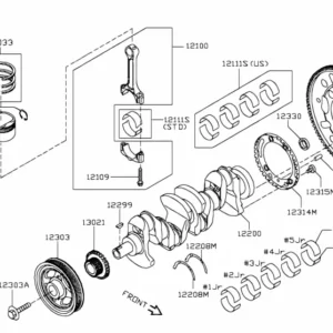 4356026010 | BẠC ĐẠNH BÁNH TRƯỚC XE TOYOTA HIACE 2008 - Ảnh 3