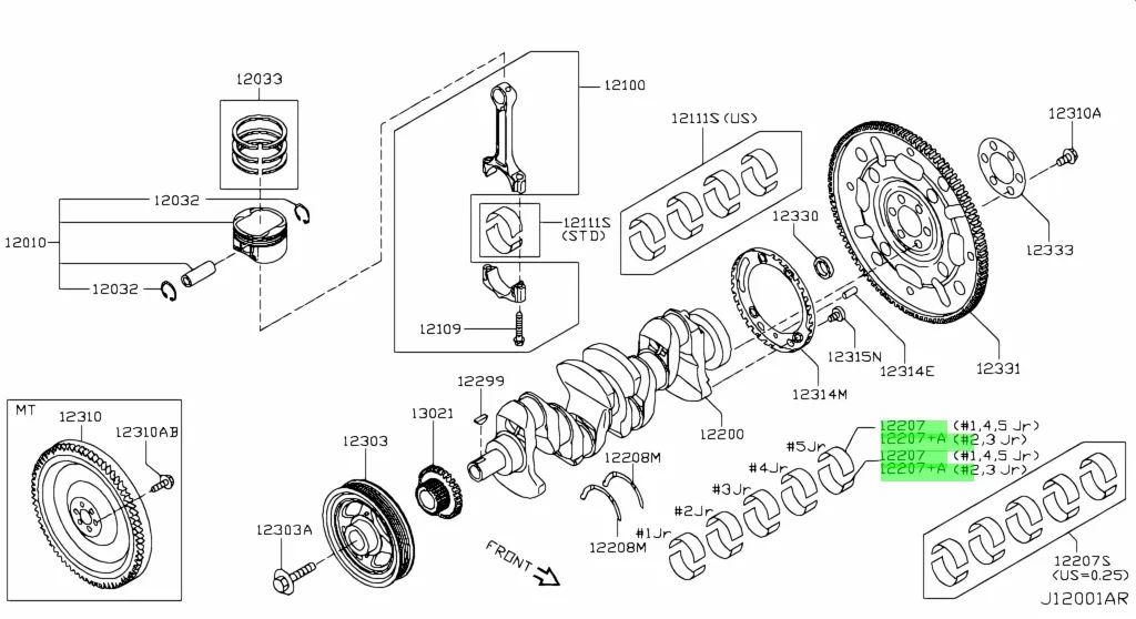 4356026010 | BẠC ĐẠNH BÁNH TRƯỚC XE TOYOTA HIACE 2008 - Ảnh 3