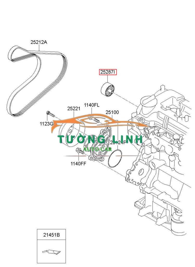 CỤM BI TỲ TRƠN XE AUDI A6 2012-2014 | 06E903133AC - Ảnh 4