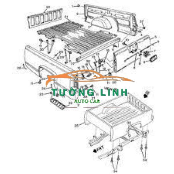 TAY MỞ BƯỞNG SAU XE FORD RANGER 2010 | UR5665750 - Ảnh 3