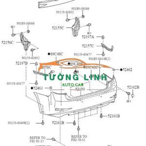 5215902710 | BA ĐỜ SỐC XE TOYOTA ALTIS 2008 - Ảnh 4
