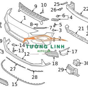 86570F2AA0 | GIOĂNG CẢN TRƯỚC XE AVANTE 2016 - Ảnh 4