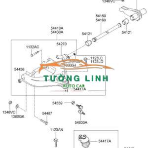 542904B001 | ỐC TĂNG THANH XOẮN XE PORTER 2005 - Ảnh 4