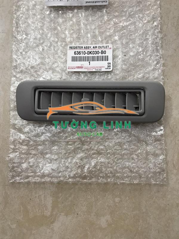636100K030B0 | CỬA GIÓ MÁY LẠNH TRẦN XE INNOVA 2011